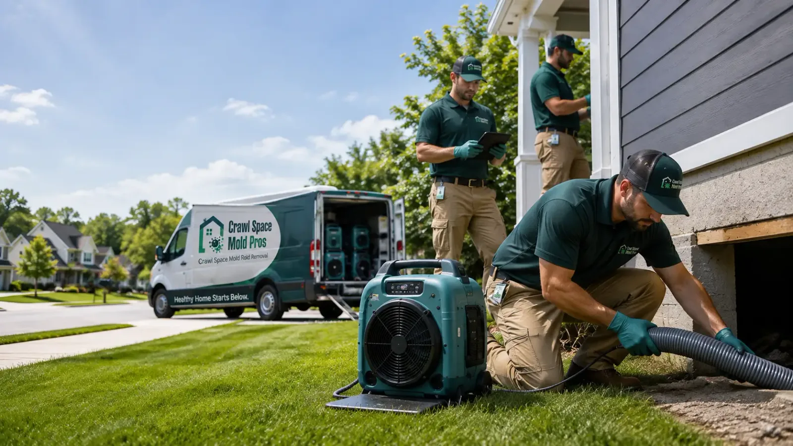 Crawl Space Mold Removal in Alexandria, NE